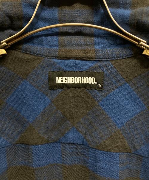 NEIGHBORHOOD（ネイバーフッド）NEIGHBORHOOD (ネイバーフッド) FADE / C-SHIRT. LS ブルー サイズ:Lの古着・服飾アイテム