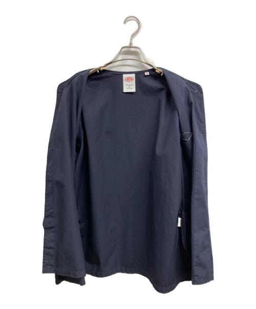 DANTON（ダントン）DANTON (ダントン) ノーカラージャケット ネイビー サイズ:40の古着・服飾アイテム