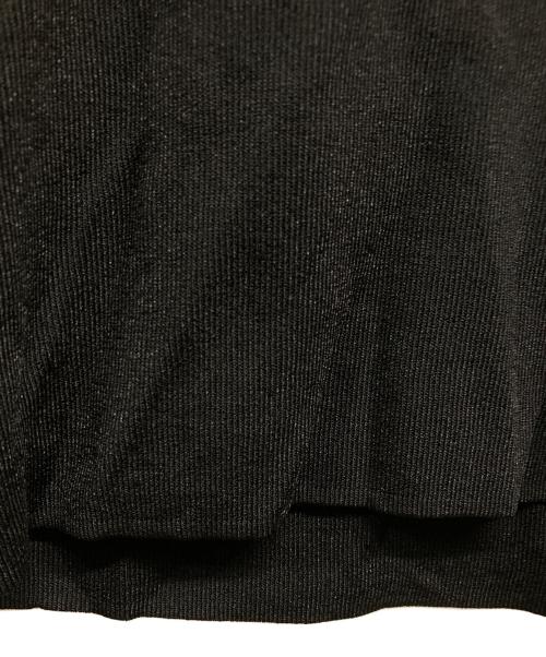 Aveniretoile（アベニールエトワール）Aveniretoile (アベニールエトワール) プリーツカフスパールボタン長袖ニット ブラック サイズ:36の古着・服飾アイテム