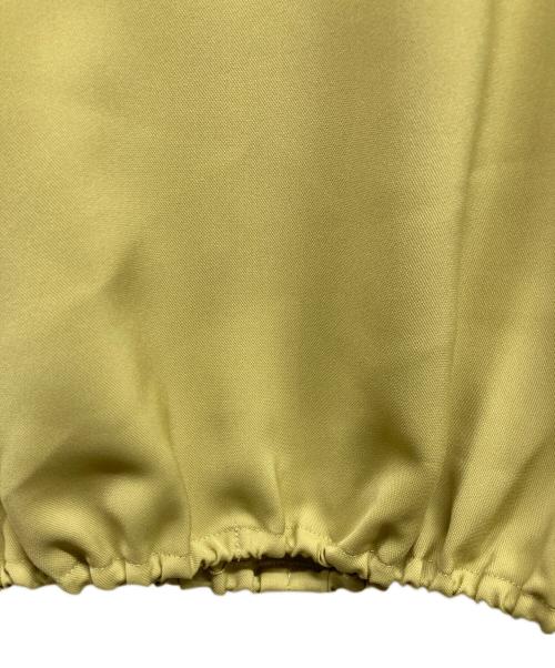 icB（アイシービー）icB (アイシービー) ドレープツイル ブラウス イエロー サイズ:2の古着・服飾アイテム