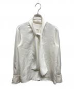 icBアイシービー）の古着「ボウタイブラウス」｜ホワイト