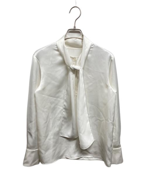 icB（アイシービー）icB (アイシービー) ボウタイブラウス ホワイトの古着・服飾アイテム