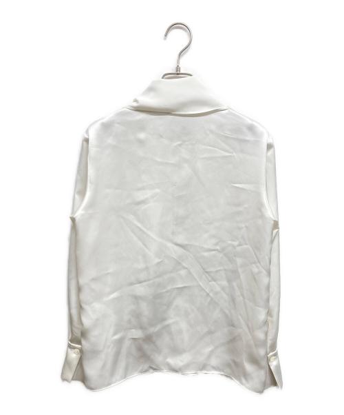 icB（アイシービー）icB (アイシービー) ボウタイブラウス ホワイトの古着・服飾アイテム