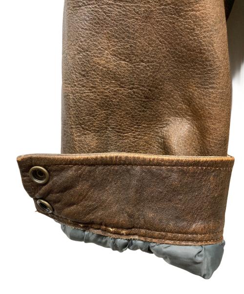 DELUXE（デラックス）Deluxe (デラックス) ライナー付レザージャケット ブラウン サイズ:XLの古着・服飾アイテム