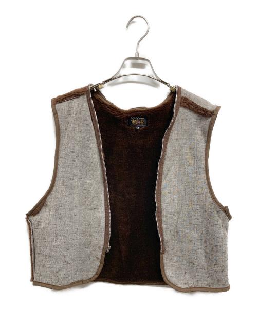 DELUXE（デラックス）Deluxe (デラックス) ライナー付レザージャケット ブラウン サイズ:XLの古着・服飾アイテム