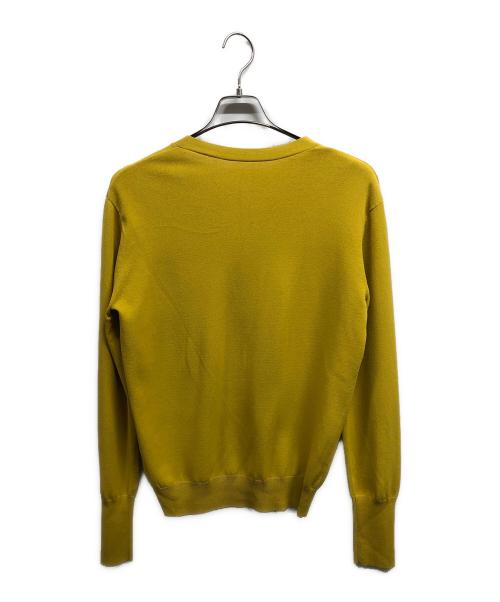 SOEJU（ソージュ）SOEJU (ソージュ) Vネックニットカーディガン/SOEJUカーディガン イエロー サイズ:Mの古着・服飾アイテム