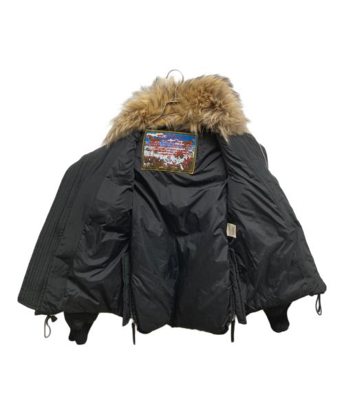 DSQUARED2（ディースクエアード）DSQUARED2 (ディースクエアード) ダッフルモチーフダウンジャケット ブラック サイズ:46の古着・服飾アイテム