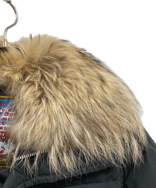 DSQUARED2（ディースクエアード）DSQUARED2 (ディースクエアード) ダッフルモチーフダウンジャケット ブラック サイズ:46の古着・服飾アイテム