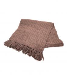 FENDI（フェンディ）の古着「ズッカ柄マフラー」｜ブラウン