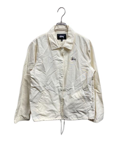 stussy（ステューシー）stussy (ステューシー) コーチジャケット ベージュ サイズ:Sの古着・服飾アイテム