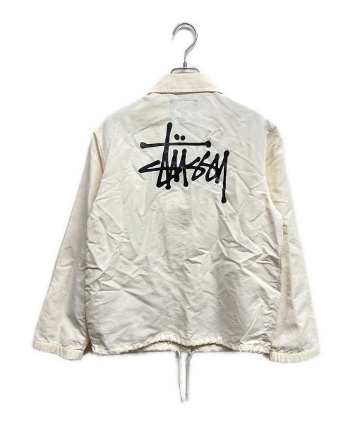stussy（ステューシー）stussy (ステューシー) コーチジャケット ベージュ サイズ:Sの古着・服飾アイテム