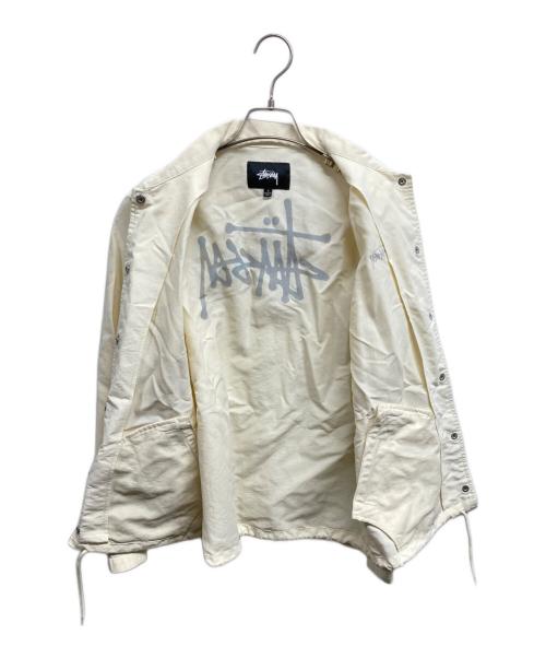 stussy（ステューシー）stussy (ステューシー) コーチジャケット ベージュ サイズ:Sの古着・服飾アイテム
