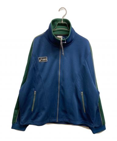 中古・古着通販】asics (アシックス) KNIT JACKET ネイビー サイズ:M
