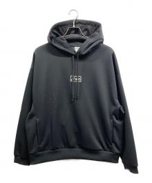 asics（アシックス）の古着「HOODIE」｜ブラック