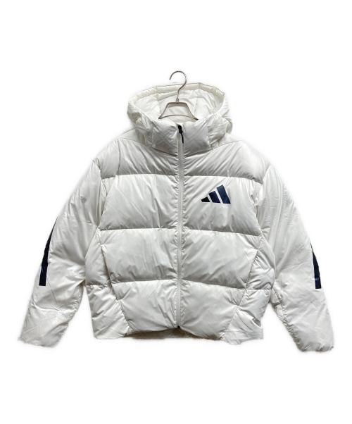 adidas（アディダス）adidas (アディダス) Z.N.E.パファー クライマウォーム ダウンジャケット ホワイト サイズ:Lの古着・服飾アイテム