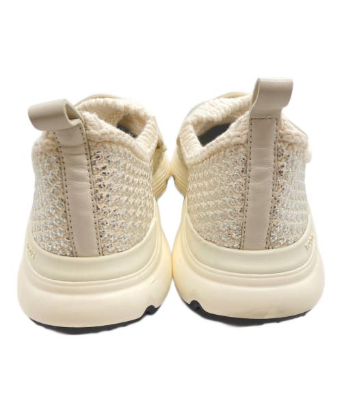 TOD'S（トッズ）TOD'S (トッズ) KATE メタリック スリッポンスニーカー ホワイト サイズ:37 1/2の古着・服飾アイテム