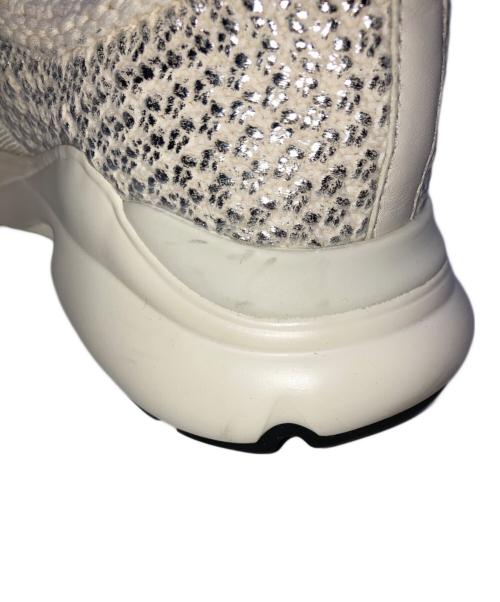 TOD'S（トッズ）TOD'S (トッズ) KATE メタリック スリッポンスニーカー ホワイト サイズ:37 1/2の古着・服飾アイテム