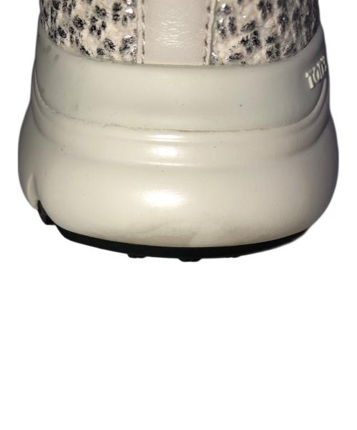 TOD'S（トッズ）TOD'S (トッズ) KATE メタリック スリッポンスニーカー ホワイト サイズ:37 1/2の古着・服飾アイテム