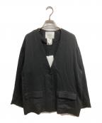 marmorsマルモア）の古着「ノーカラージャケット」｜ブラック
