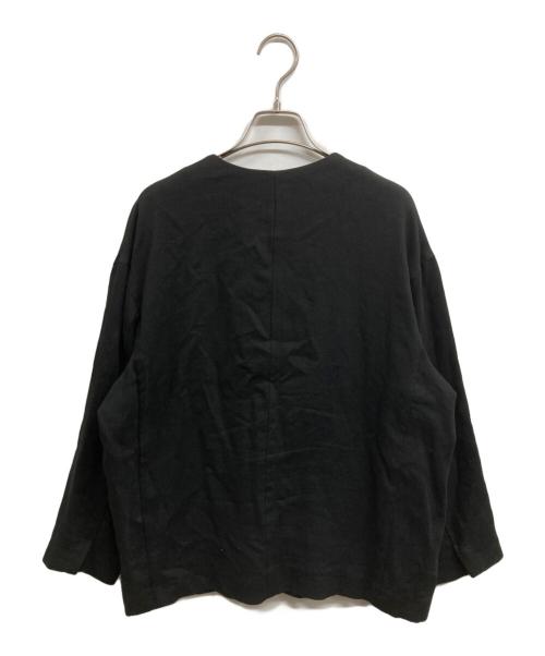 marmors（マルモア）MARMORS (マルモア) ノーカラージャケット ブラック サイズ:36 未使用品の古着・服飾アイテム