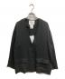 MARMORS（マルモア）の古着「ノーカラージャケット」｜ブラック