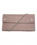 J&M DAVIDSONジェイ＆エム デヴィッドソン）の古着「チェーンウォレット」｜ピンク