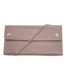 J&M DAVIDSON（ジェイ＆エム デヴィッドソン）の古着「チェーンウォレット」｜ピンク