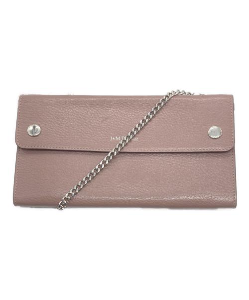 J&M DAVIDSON（ジェイ＆エム デヴィッドソン）J&M DAVIDSON (ジェイ＆エム デヴィッドソン) チェーンウォレット ピンクの古着・服飾アイテム