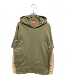 SUPREME（シュプリーム）の古着「Layered Hooded」｜カーキ
