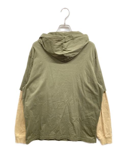 SUPREME（シュプリーム）Supreme (シュプリーム) Layered Hooded カーキ サイズ:Sの古着・服飾アイテム