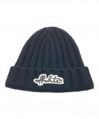 OFFWHITEオフホワイト）の古着「ニット帽」｜ブラック