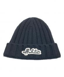 OFFWHITE（オフホワイト）の古着「ニット帽」｜ブラック