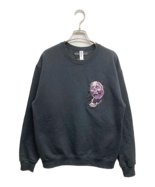 WACKO MARIA（ワコマリア）WACKO MARIA (ワコマリア) 56 TATTOO STUDIO / CREW NECK SWEAT SHIRT ブラック サイズ:Mの古着・服飾アイテム