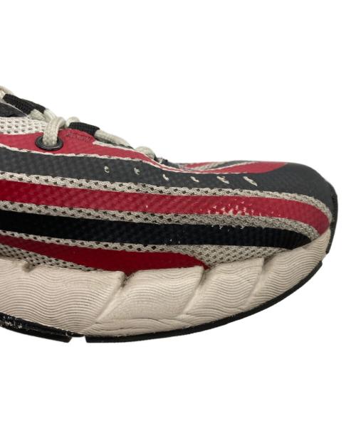 DIESEL（ディーゼル）DIESEL (ディーゼル) ローカットスニーカー レッド サイズ:US9の古着・服飾アイテム