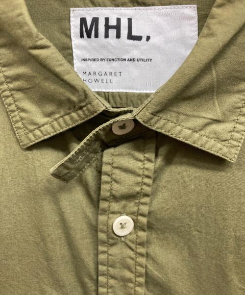 MHL（マーガレットハウエル）MHL (エムエイチエル) 長袖シャツ カーキ サイズ:Sの古着・服飾アイテム
