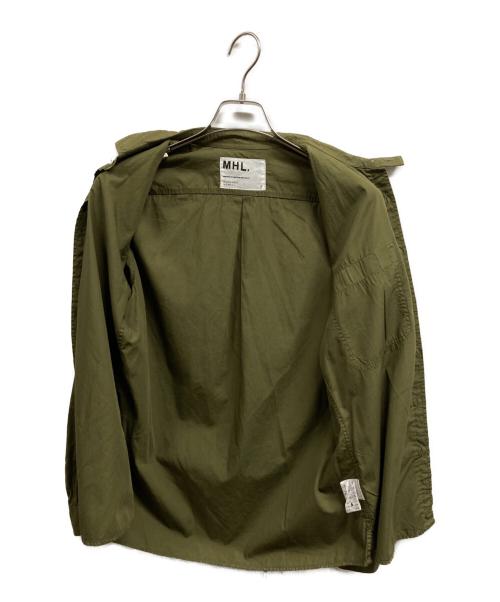 MHL（マーガレットハウエル）MHL (エムエイチエル) 長袖シャツ カーキ サイズ:Sの古着・服飾アイテム