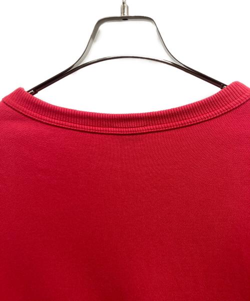 Champion（チャンピオン）Champion (チャンピオン) 復刻バータグプリントスウェット レッド サイズ:XLの古着・服飾アイテム