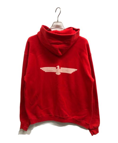 RUSSELL ATHLETIC（ラッセルアスレチック）RUSSELL ATHLETIC (ラッセルアスレチック) プルオーバーパーカー レッド サイズ:XLの古着・服飾アイテム
