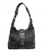 COACHコーチ）の古着「ワンショルダーバッグ」｜ブラック