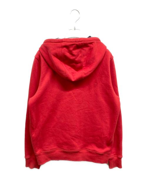 BURBERRY（バーバリー）BURBERRY (バーバリー) ジップパーカー レッド サイズ:Mの古着・服飾アイテム