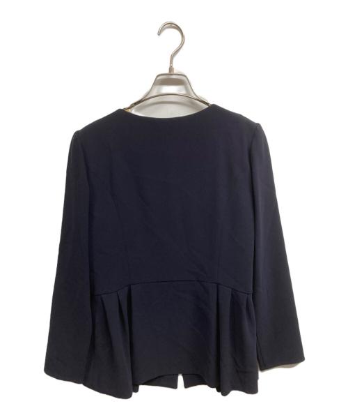 TOCCA（トッカ）TOCCA (トッカ) ノーカラージャケット ネイビー サイズ:4の古着・服飾アイテム