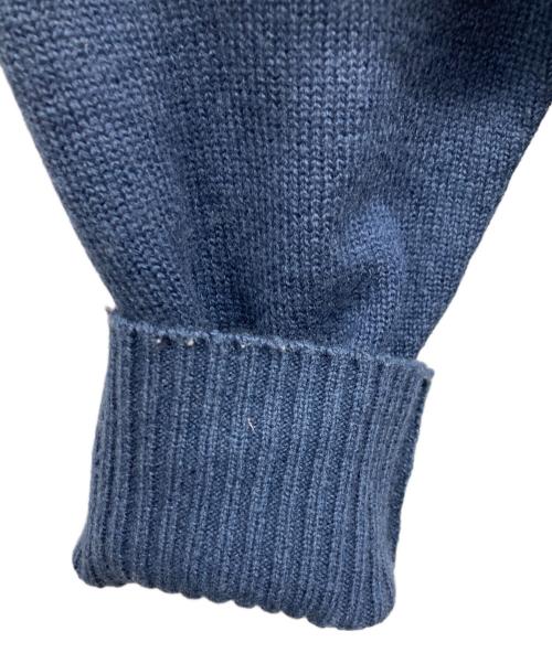 23区（ニジュウサンク）23区 (ニジュウサンク) 【洗える】ウールカシミヤ ハイネック ニット ネイビー サイズ:38の古着・服飾アイテム