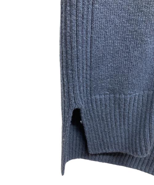 23区（ニジュウサンク）23区 (ニジュウサンク) 【洗える】ウールカシミヤ ハイネック ニット ネイビー サイズ:38の古着・服飾アイテム