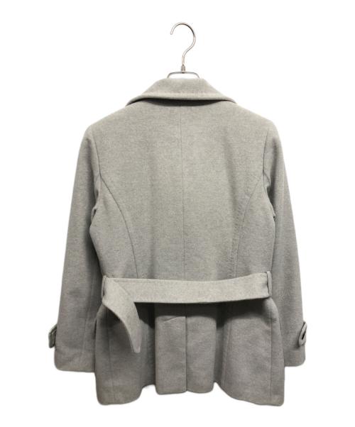 BURBERRY LONDON（バーバリーロンドン）BURBERRY LONDON (バーバリーロンドン) アンゴラコ混ート グレー サイズ:40の古着・服飾アイテム