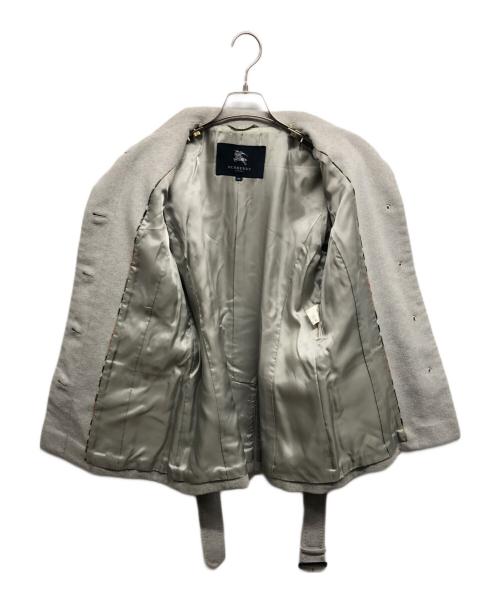 BURBERRY LONDON（バーバリーロンドン）BURBERRY LONDON (バーバリーロンドン) アンゴラコ混ート グレー サイズ:40の古着・服飾アイテム