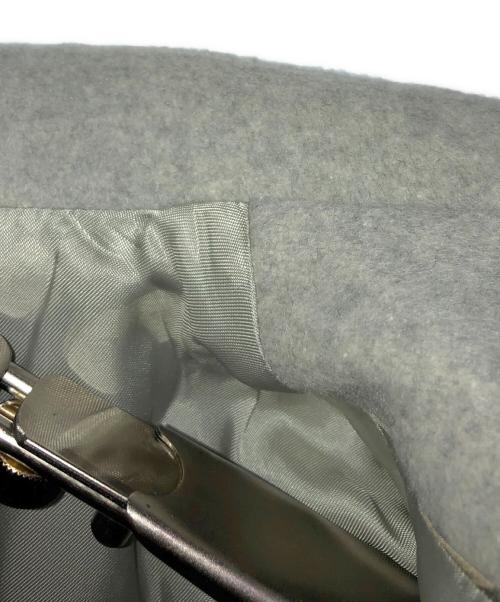 BURBERRY LONDON（バーバリーロンドン）BURBERRY LONDON (バーバリーロンドン) アンゴラコ混ート グレー サイズ:40の古着・服飾アイテム