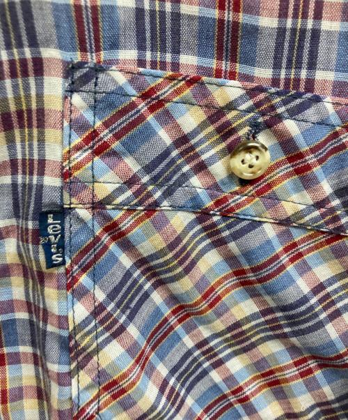 LEVI'S（リーバイス）LEVI'S (リーバイス) チェックシャツ レッド サイズ:Mの古着・服飾アイテム
