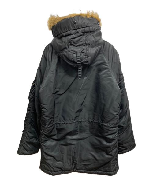 ALPHA INDUSTRIES（アルファインダストリーズ）ALPHA INDUSTRIES (アルファインダストリーズ) N-3Bコート ブラック サイズ:Mの古着・服飾アイテム