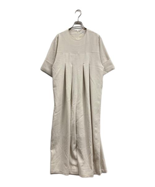 HeRIN.CYE（ヘリンドットサイ）HeRIN.CYE (ヘリンドットサイ) Flare all in one ベージュ サイズ:36の古着・服飾アイテム