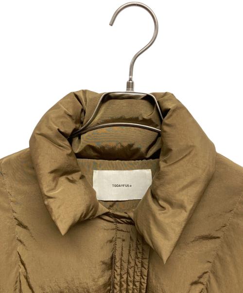 TODAYFUL（トゥデイフル）TODAYFUL (トゥデイフル) Standcollar Down Jacket ブラウン サイズ:36の古着・服飾アイテム